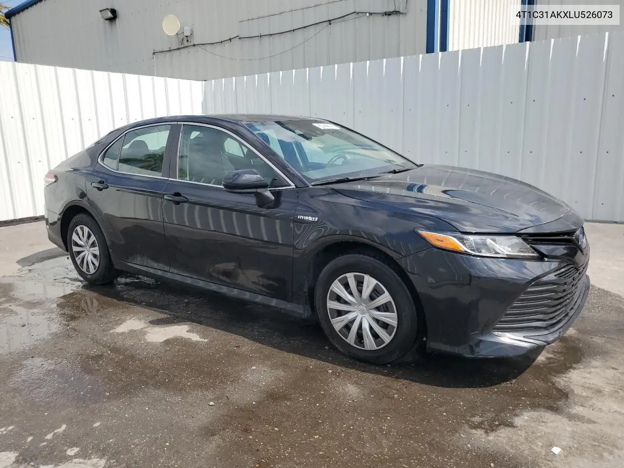 2020 Toyota Camry Le VIN: 4T1C31AKXLU526073 Lot: 57822295