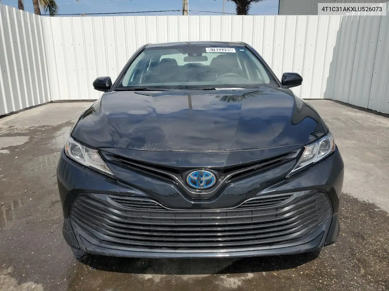 2020 Toyota Camry Le VIN: 4T1C31AKXLU526073 Lot: 57822295