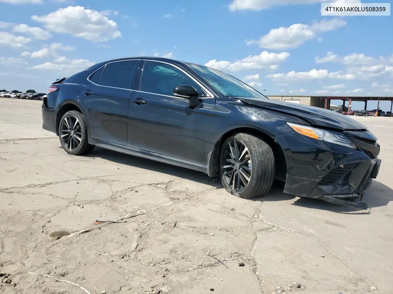 2020 Toyota Camry Xse VIN: 4T1K61AK0LU508359 Lot: 58395925