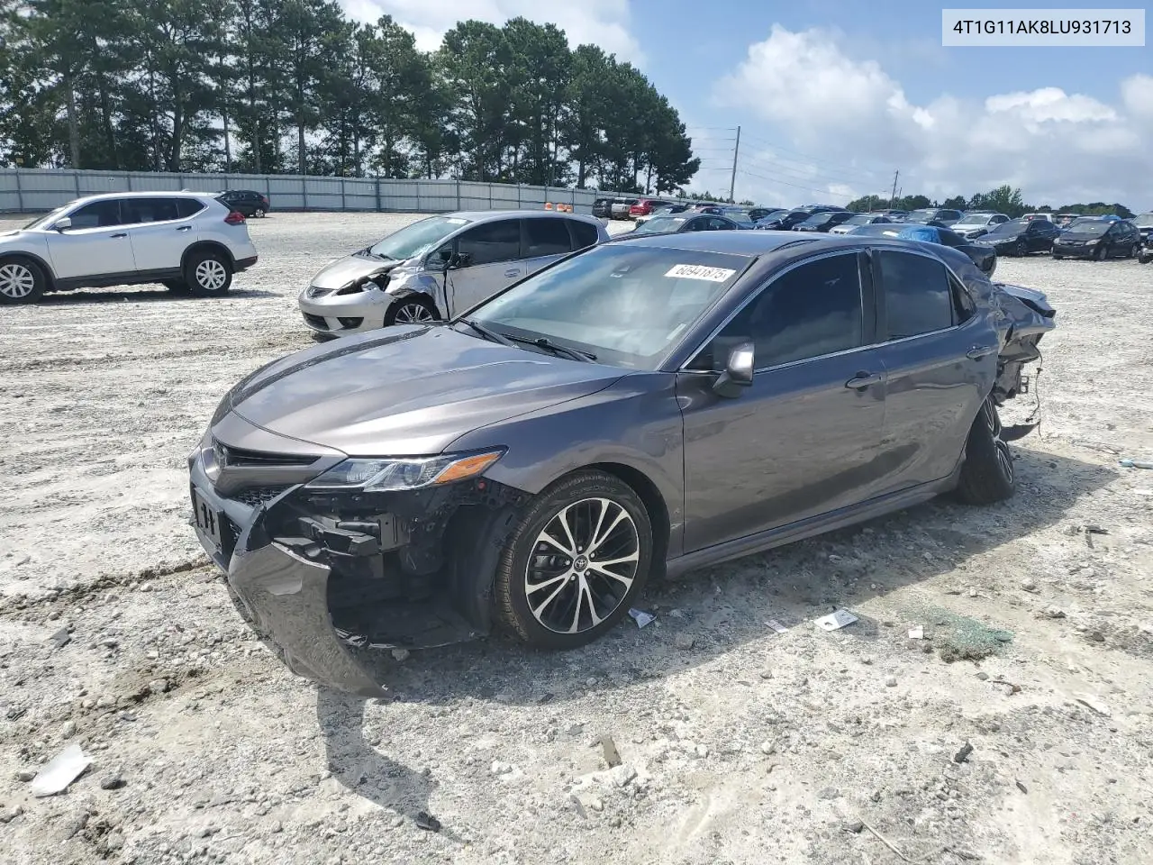 2020 Toyota Camry Se VIN: 4T1G11AK8LU931713 Lot: 60941875