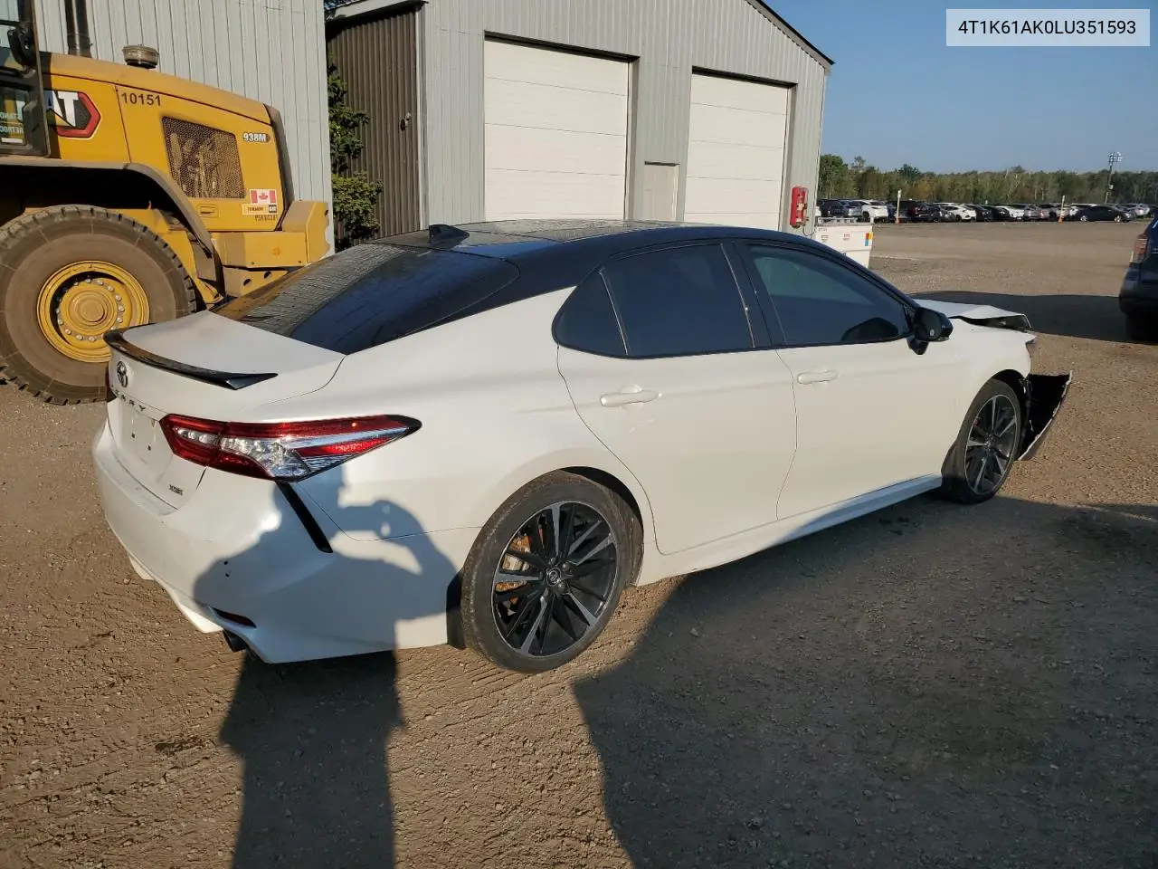 2020 Toyota Camry Xse VIN: 4T1K61AK0LU351593 Lot: 61482744