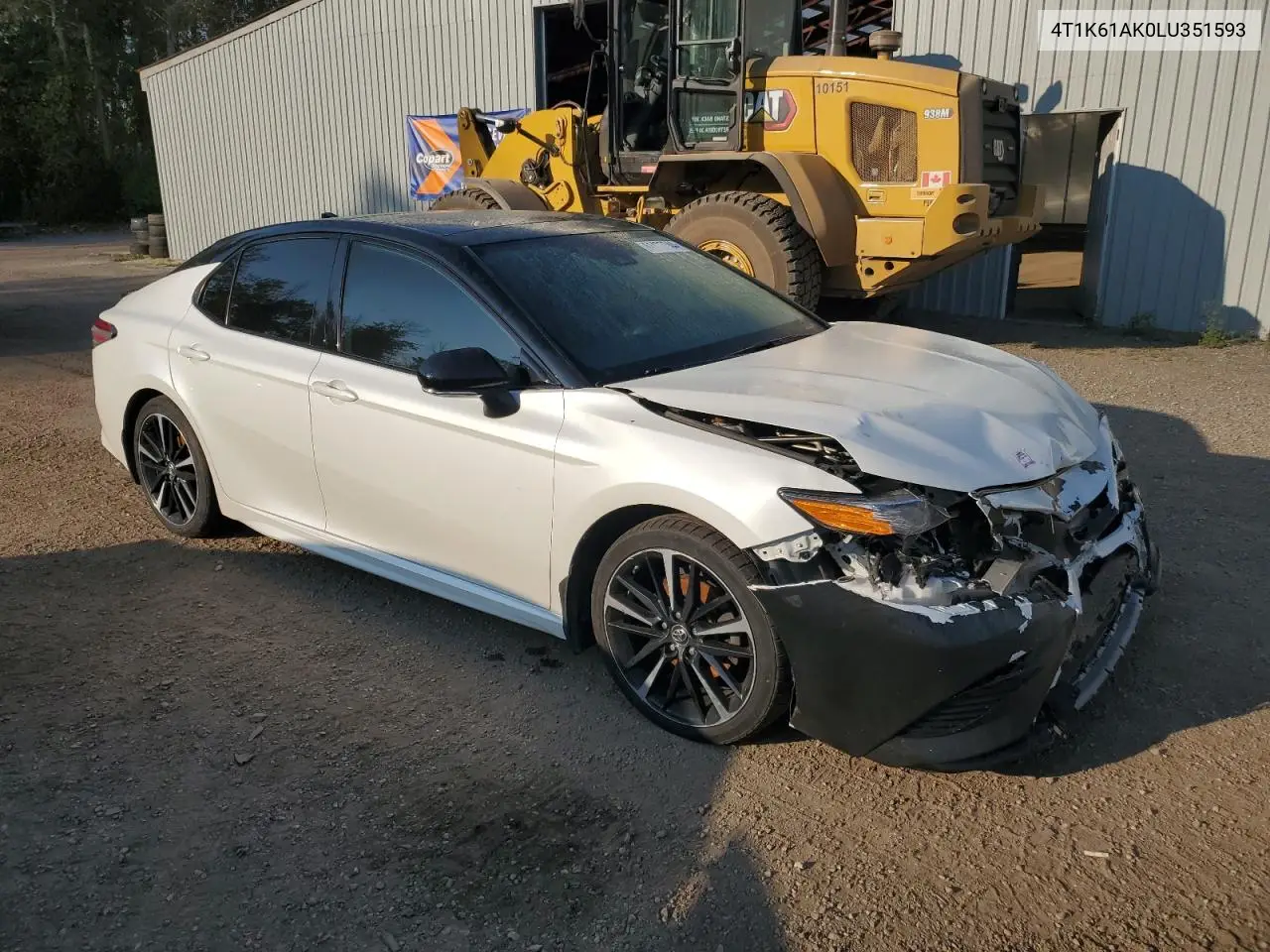 2020 Toyota Camry Xse VIN: 4T1K61AK0LU351593 Lot: 61482744