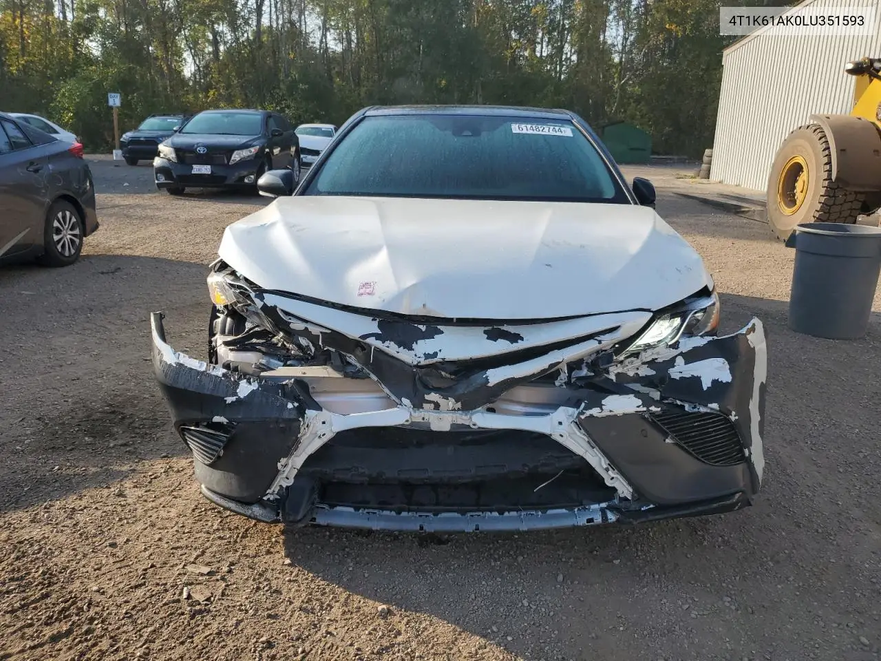 2020 Toyota Camry Xse VIN: 4T1K61AK0LU351593 Lot: 61482744
