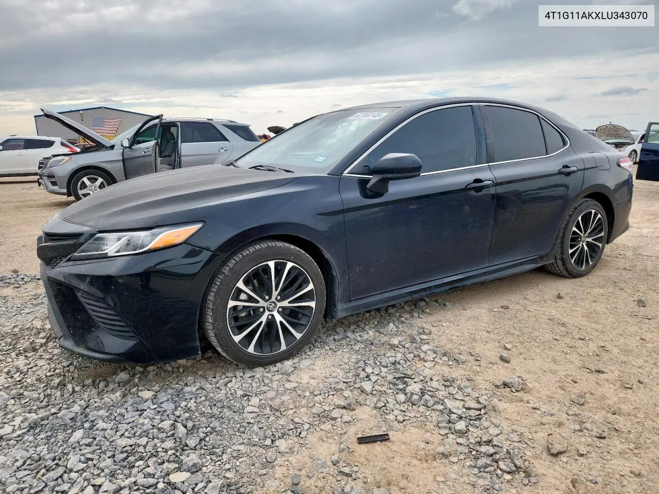 2020 Toyota Camry Se VIN: 4T1G11AKXLU343070 Lot: 62368145
