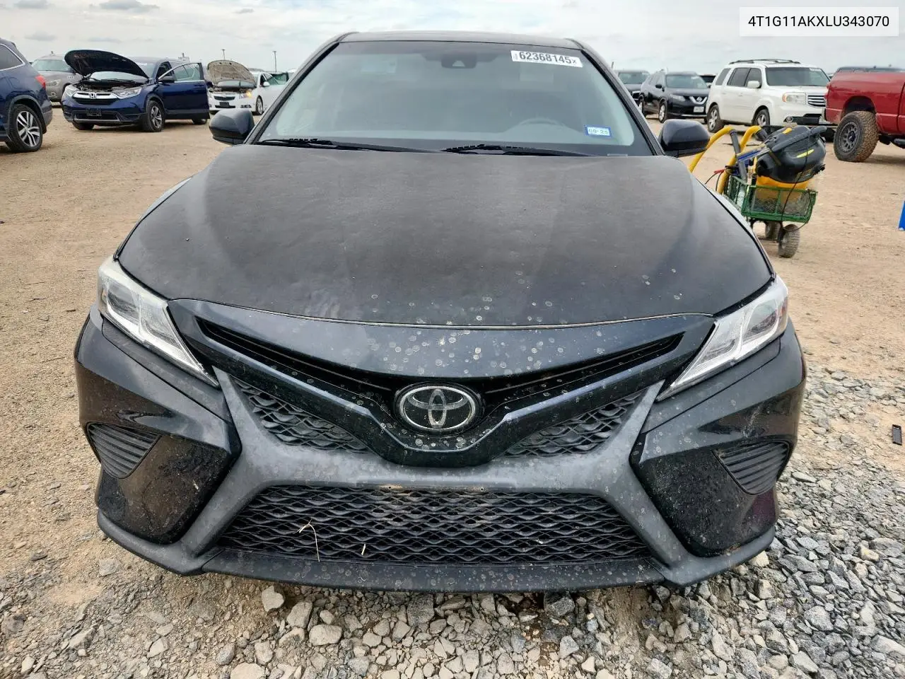 2020 Toyota Camry Se VIN: 4T1G11AKXLU343070 Lot: 62368145
