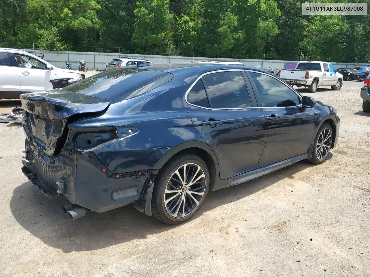 2020 Toyota Camry Se VIN: 4T1G11AK3LU987008 Lot: 62704595