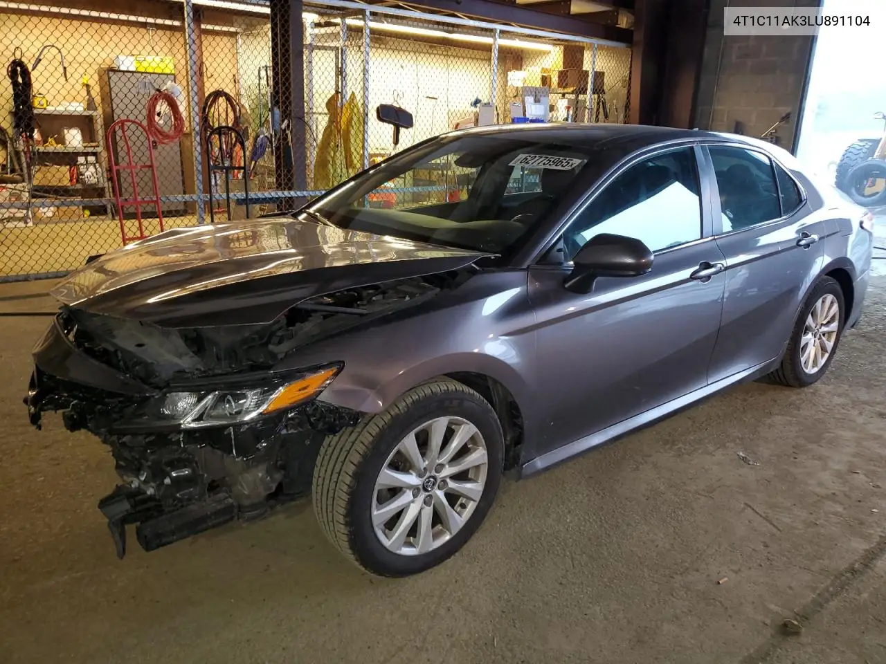 2020 Toyota Camry Le VIN: 4T1C11AK3LU891104 Lot: 62775965