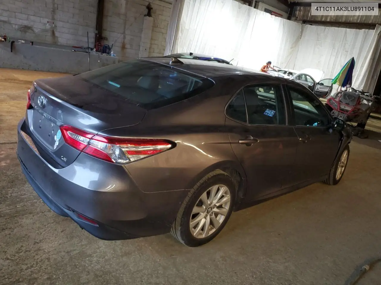 2020 Toyota Camry Le VIN: 4T1C11AK3LU891104 Lot: 62775965