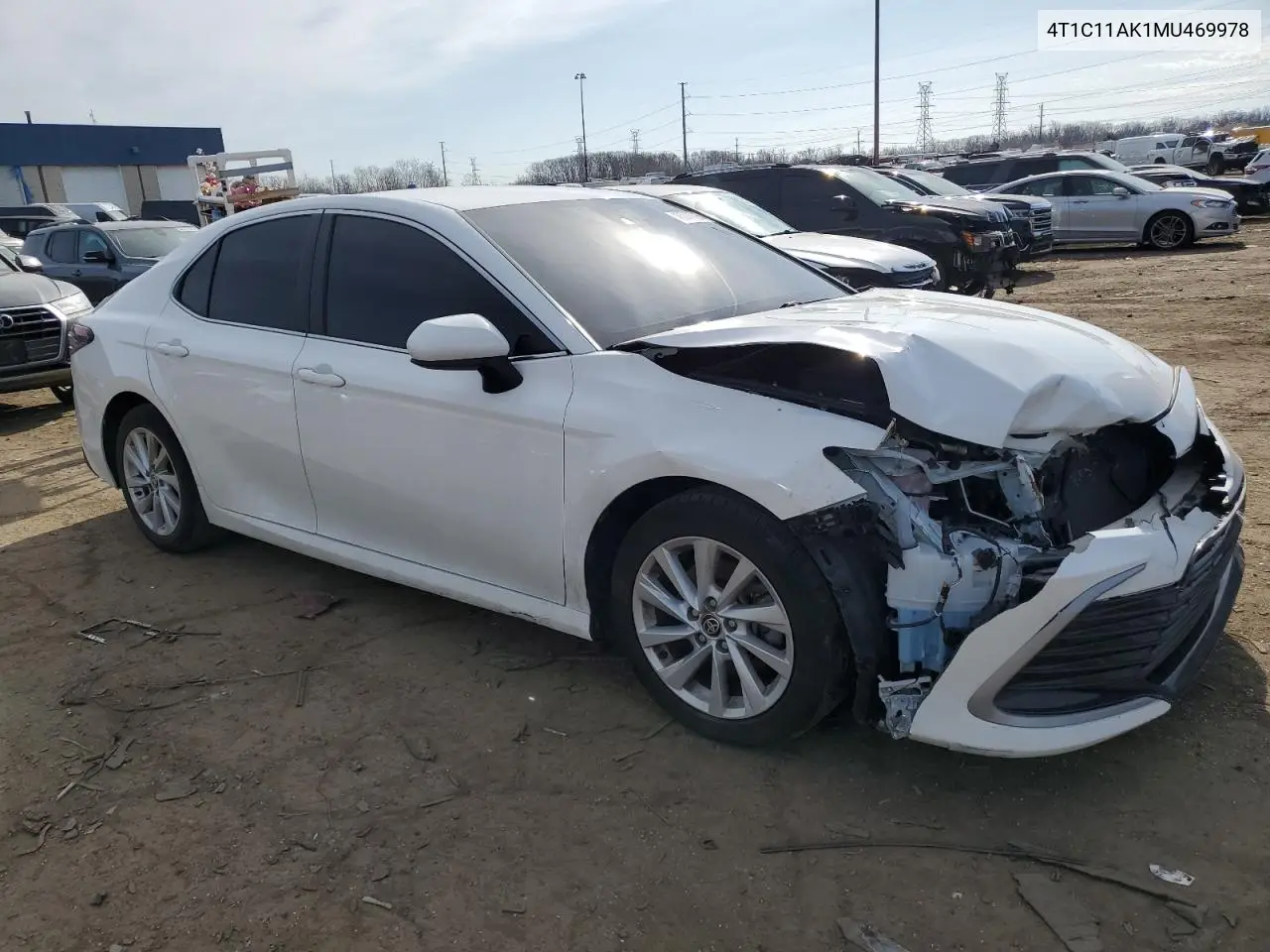 2021 Toyota Camry Le VIN: 4T1C11AK1MU469978 Lot: 48773795