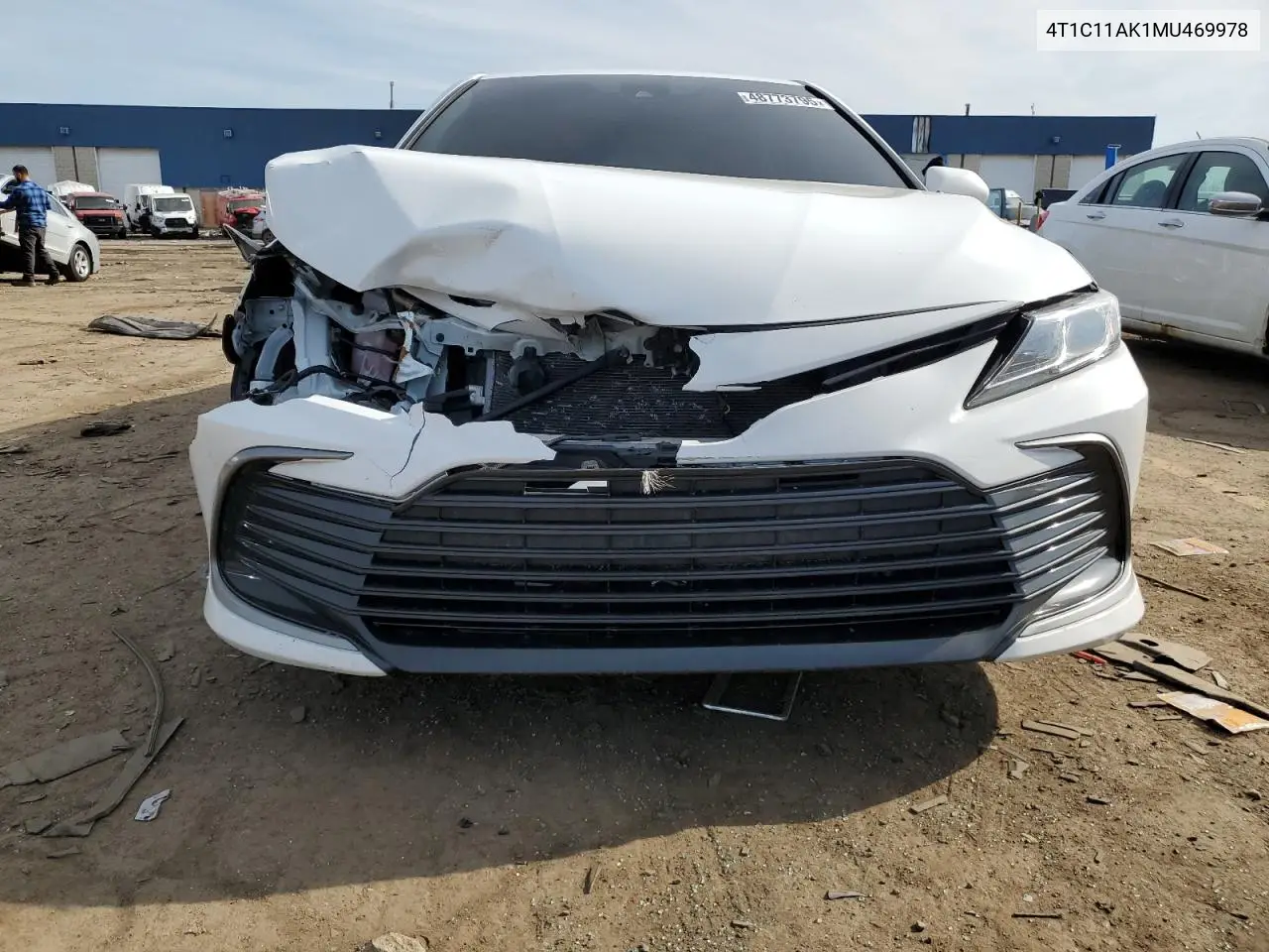 2021 Toyota Camry Le VIN: 4T1C11AK1MU469978 Lot: 48773795