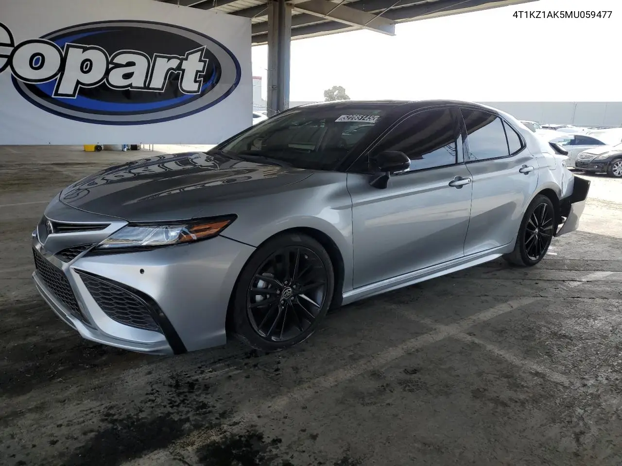2021 Toyota Camry Trd VIN: 4T1KZ1AK5MU059477 Lot: 52285145