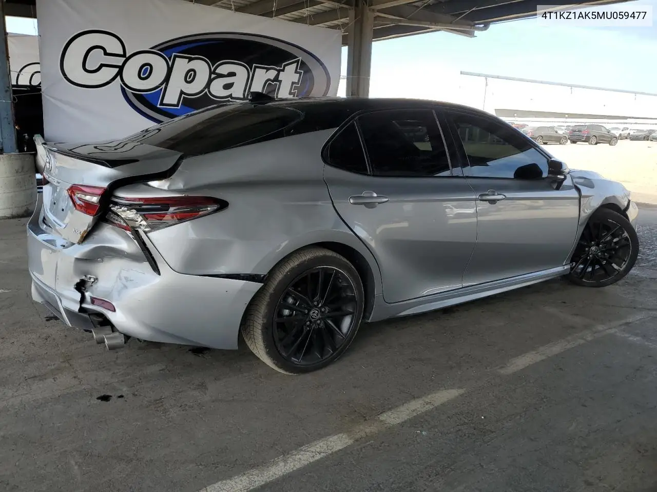 2021 Toyota Camry Trd VIN: 4T1KZ1AK5MU059477 Lot: 52285145