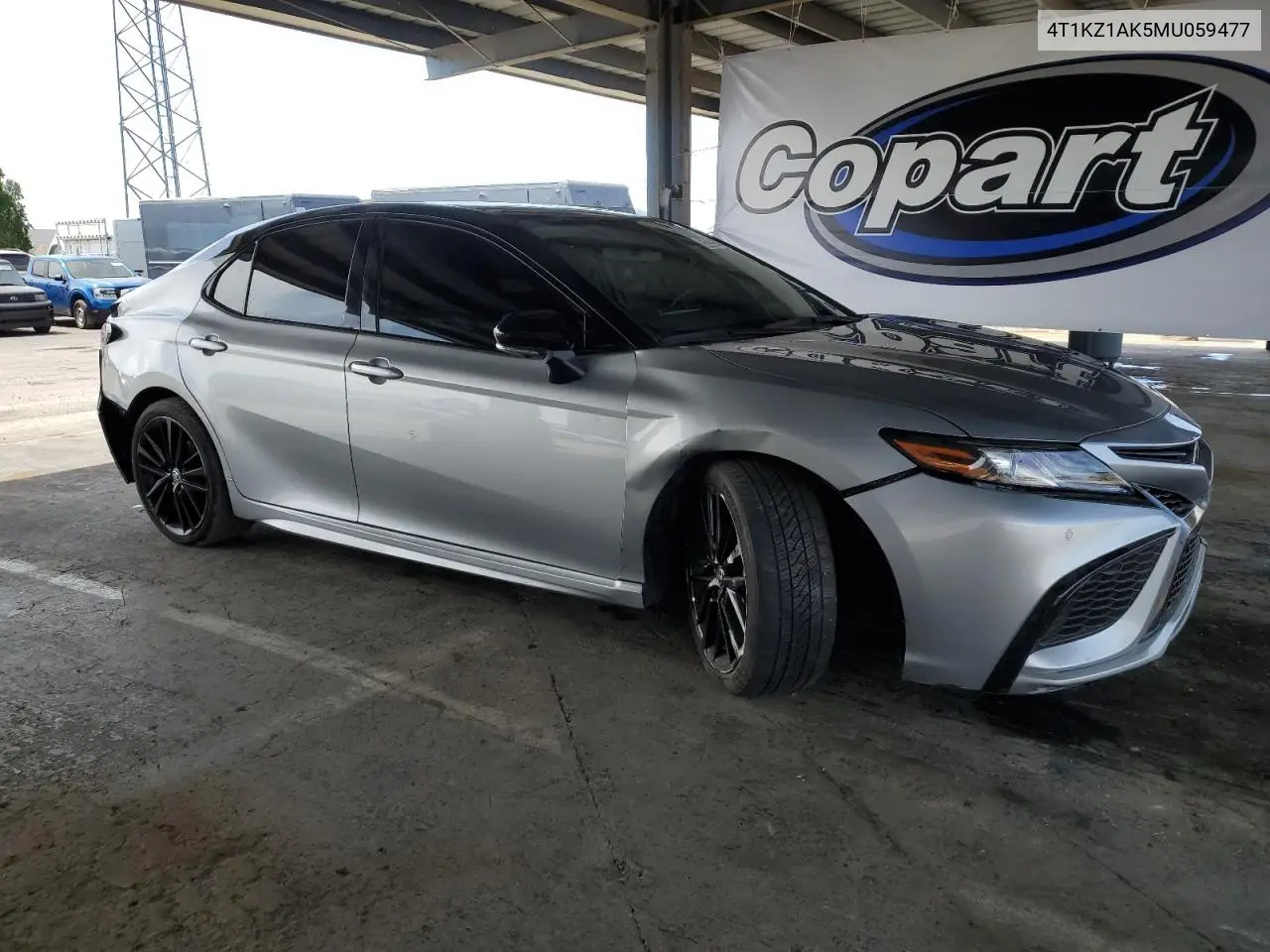 2021 Toyota Camry Trd VIN: 4T1KZ1AK5MU059477 Lot: 52285145
