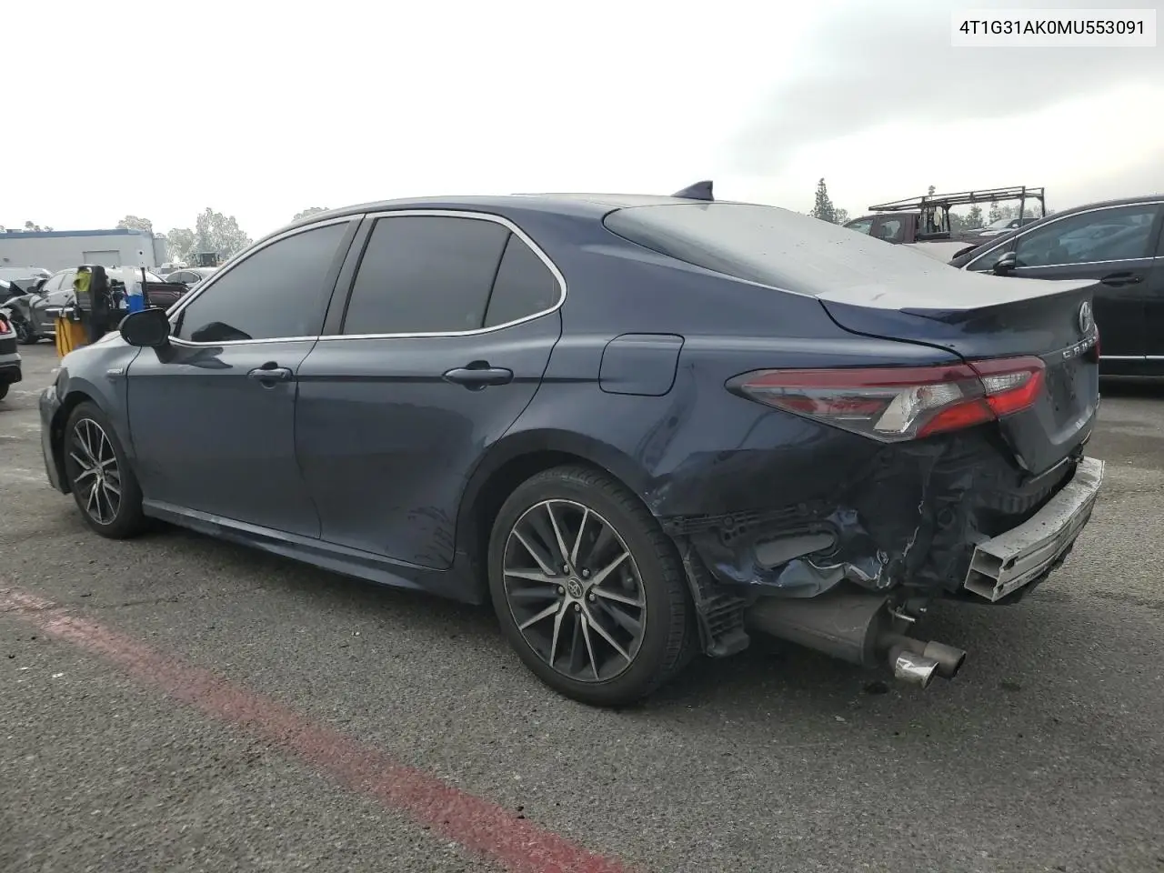 2021 Toyota Camry Se VIN: 4T1G31AK0MU553091 Lot: 53812835