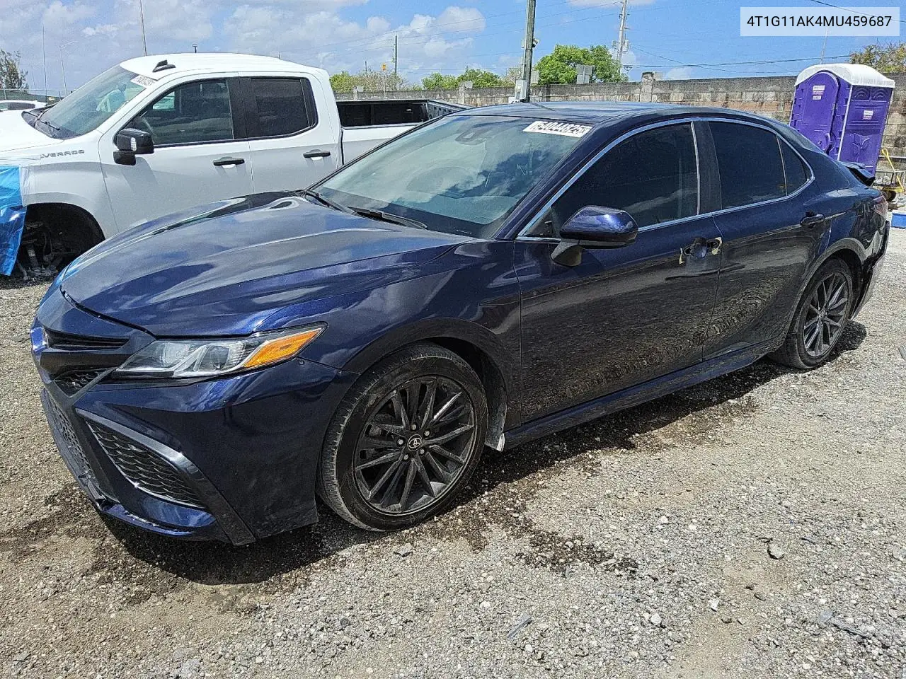 2021 Toyota Camry Se VIN: 4T1G11AK4MU459687 Lot: 54044825