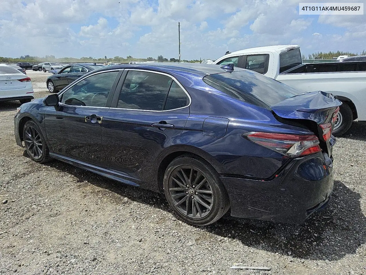 2021 Toyota Camry Se VIN: 4T1G11AK4MU459687 Lot: 54044825