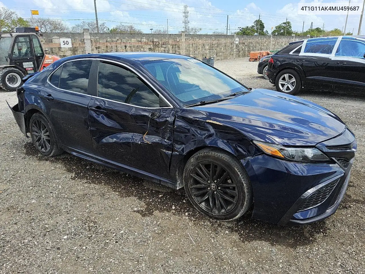2021 Toyota Camry Se VIN: 4T1G11AK4MU459687 Lot: 54044825