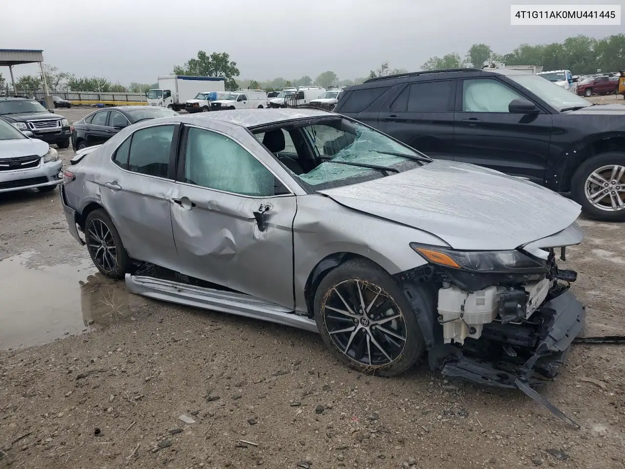 2021 Toyota Camry Se VIN: 4T1G11AK0MU441445 Lot: 54542205