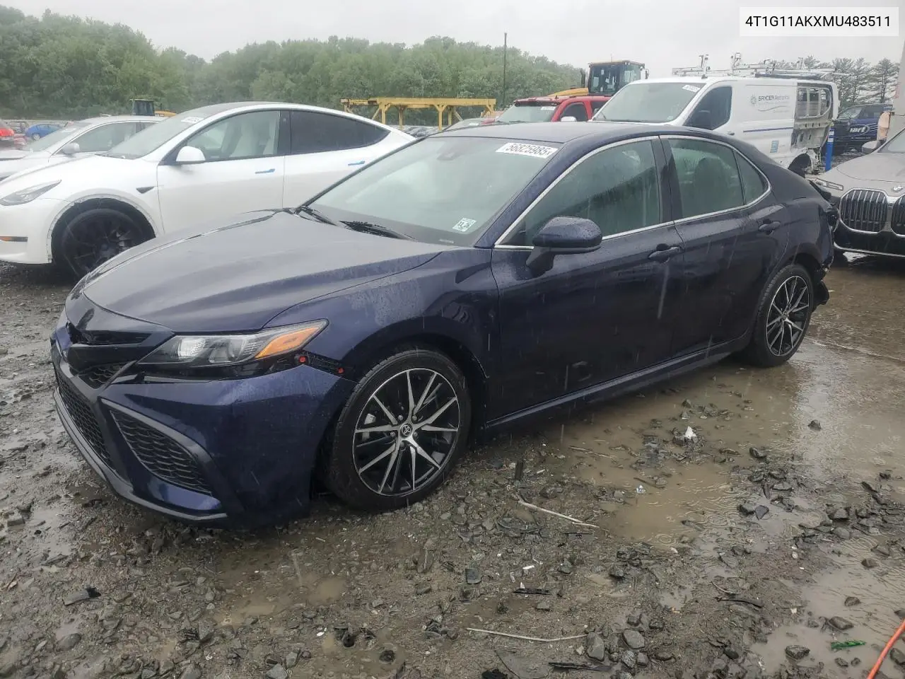 2021 Toyota Camry Se VIN: 4T1G11AKXMU483511 Lot: 56825985