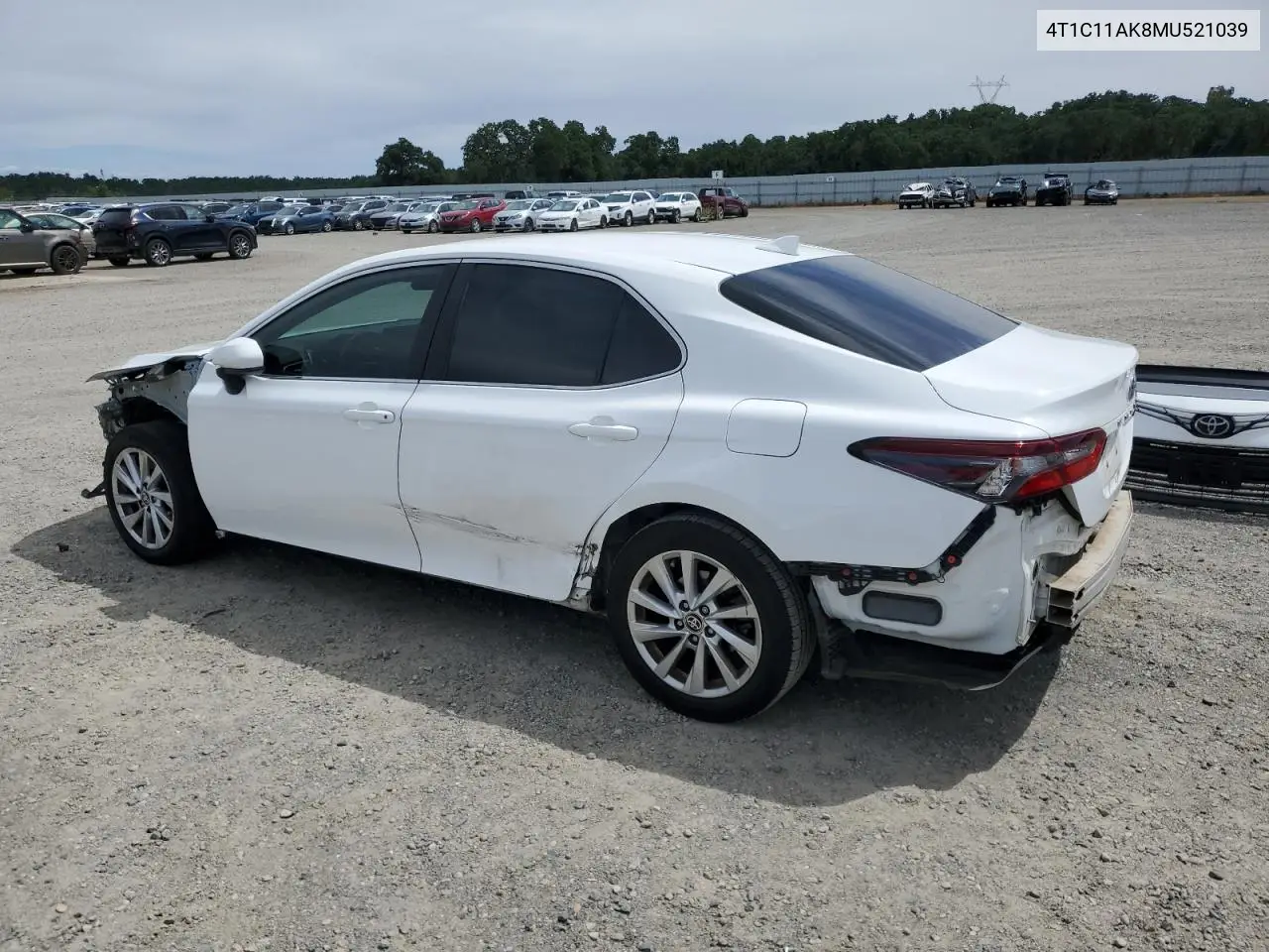 2021 Toyota Camry Le VIN: 4T1C11AK8MU521039 Lot: 56894655