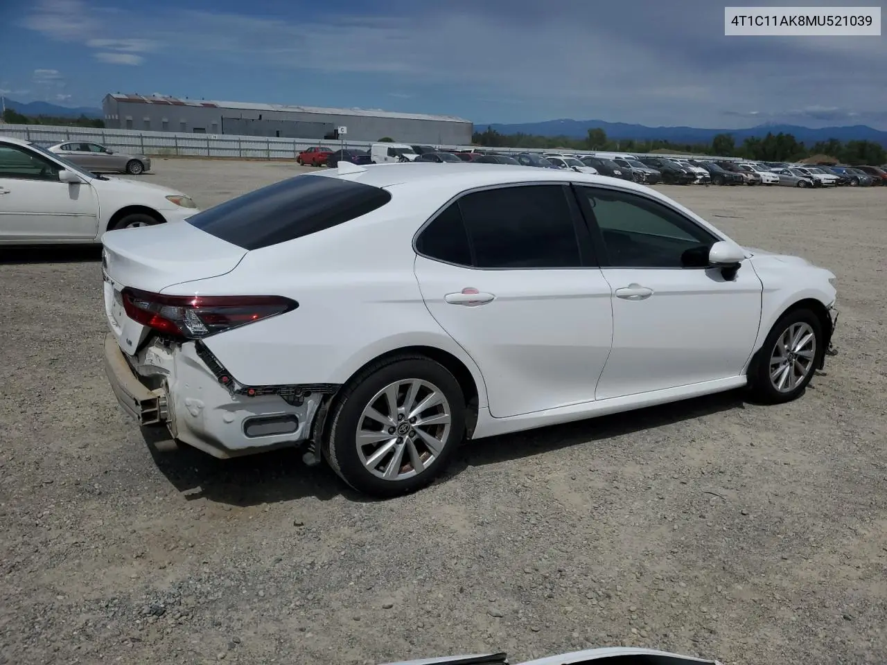 2021 Toyota Camry Le VIN: 4T1C11AK8MU521039 Lot: 56894655