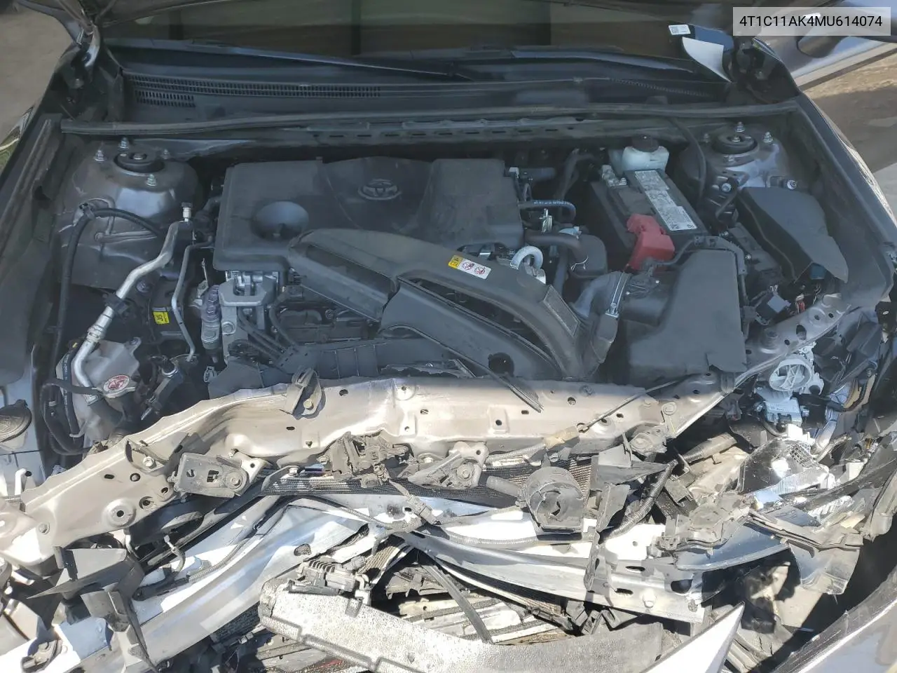 2021 Toyota Camry Le VIN: 4T1C11AK4MU614074 Lot: 57052585