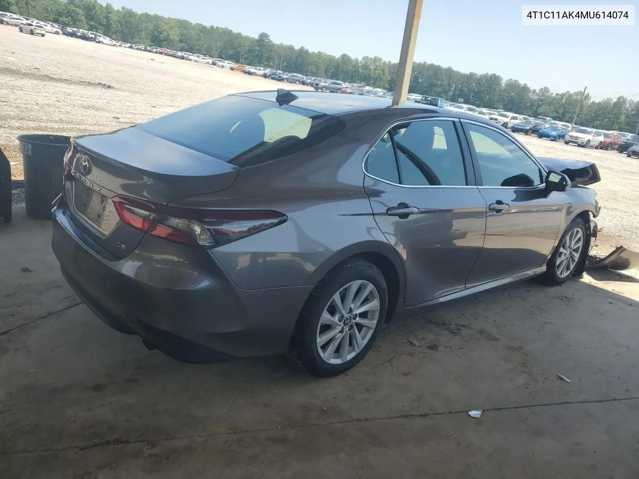 2021 Toyota Camry Le VIN: 4T1C11AK4MU614074 Lot: 57052585