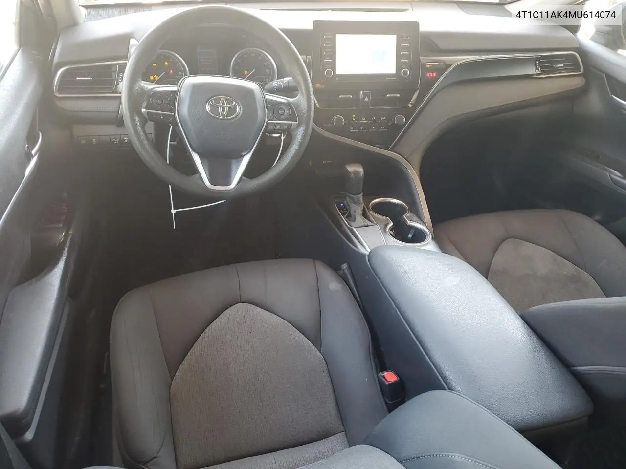 2021 Toyota Camry Le VIN: 4T1C11AK4MU614074 Lot: 57052585