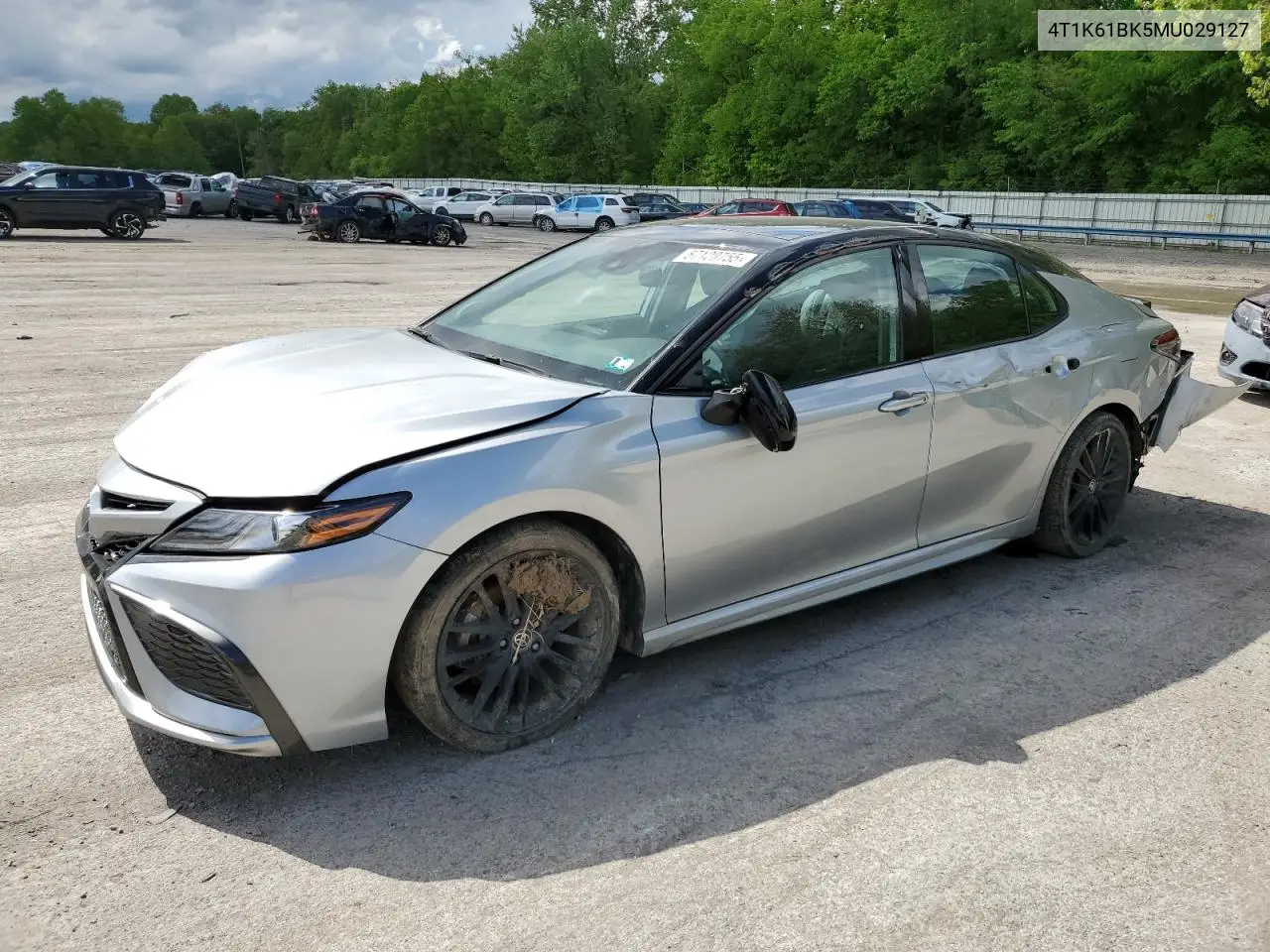 2021 Toyota Camry Xse VIN: 4T1K61BK5MU029127 Lot: 57120755