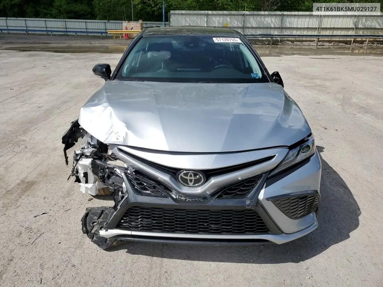 2021 Toyota Camry Xse VIN: 4T1K61BK5MU029127 Lot: 57120755