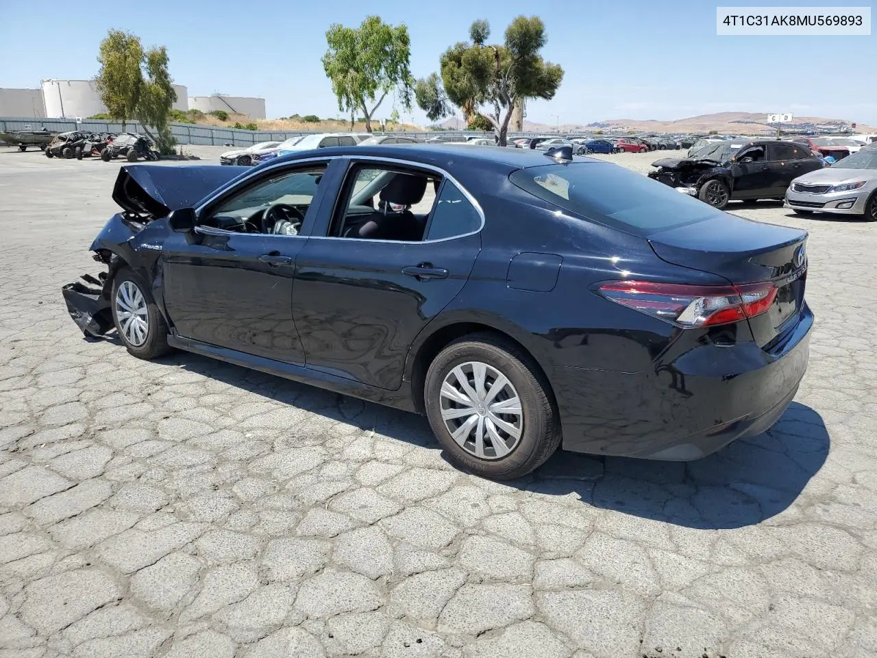 2021 Toyota Camry Le VIN: 4T1C31AK8MU569893 Lot: 59418145