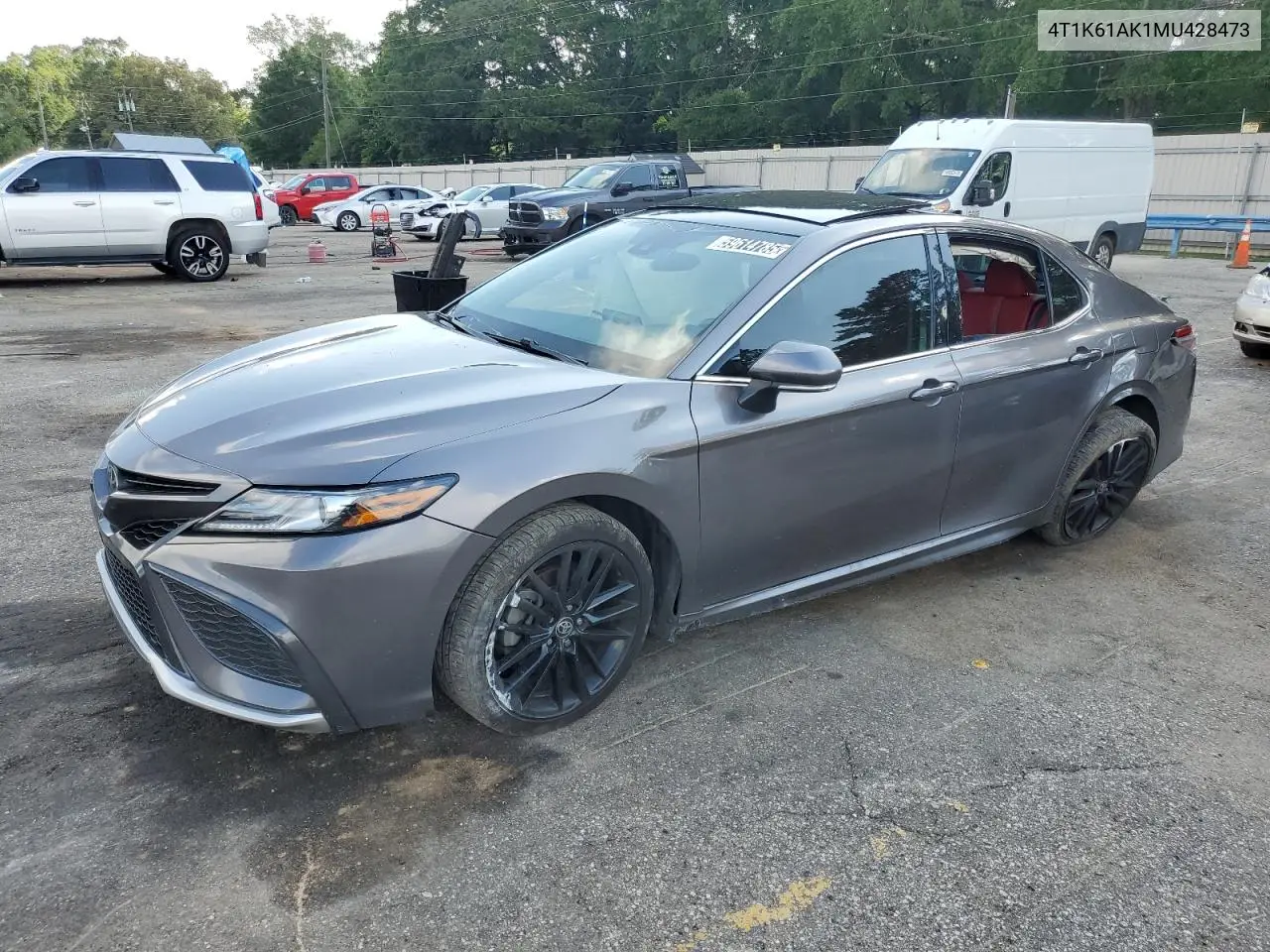2021 Toyota Camry Xse VIN: 4T1K61AK1MU428473 Lot: 59614785