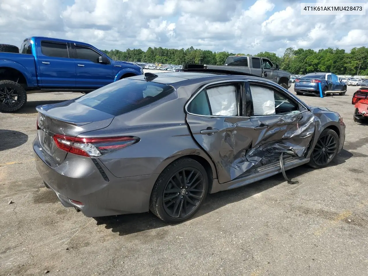 2021 Toyota Camry Xse VIN: 4T1K61AK1MU428473 Lot: 59614785