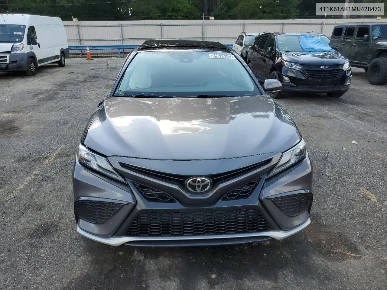 2021 Toyota Camry Xse VIN: 4T1K61AK1MU428473 Lot: 59614785