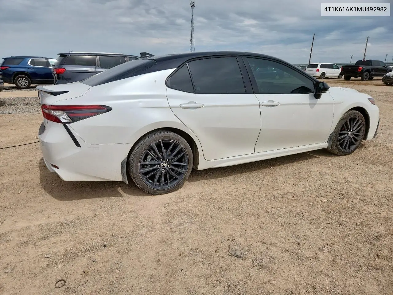 2021 Toyota Camry Xse VIN: 4T1K61AK1MU492982 Lot: 61375535