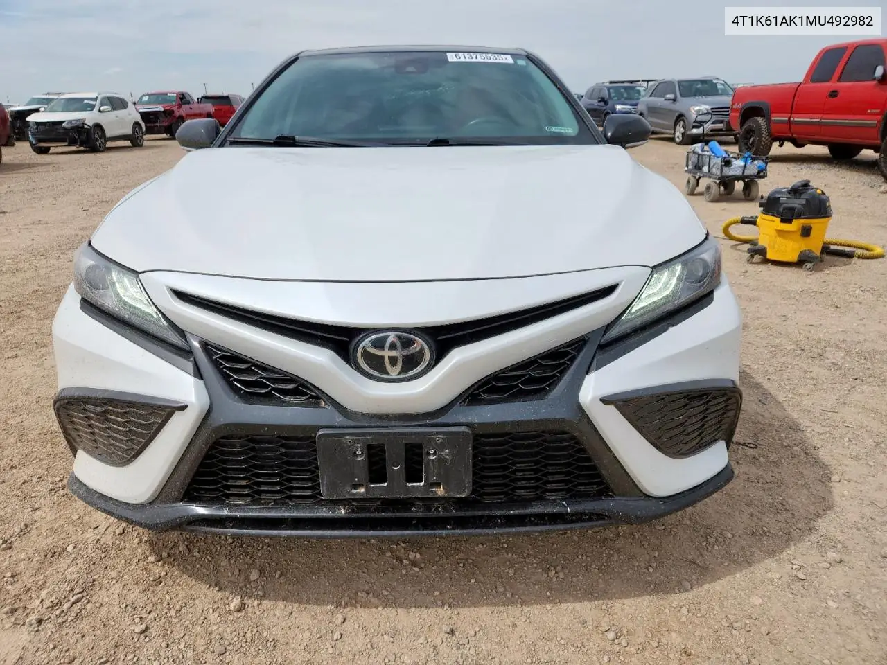 2021 Toyota Camry Xse VIN: 4T1K61AK1MU492982 Lot: 61375535