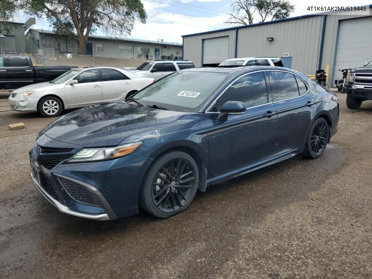 2021 Toyota Camry Xse VIN: 4T1K61AK2MU519445 Lot: 62182265