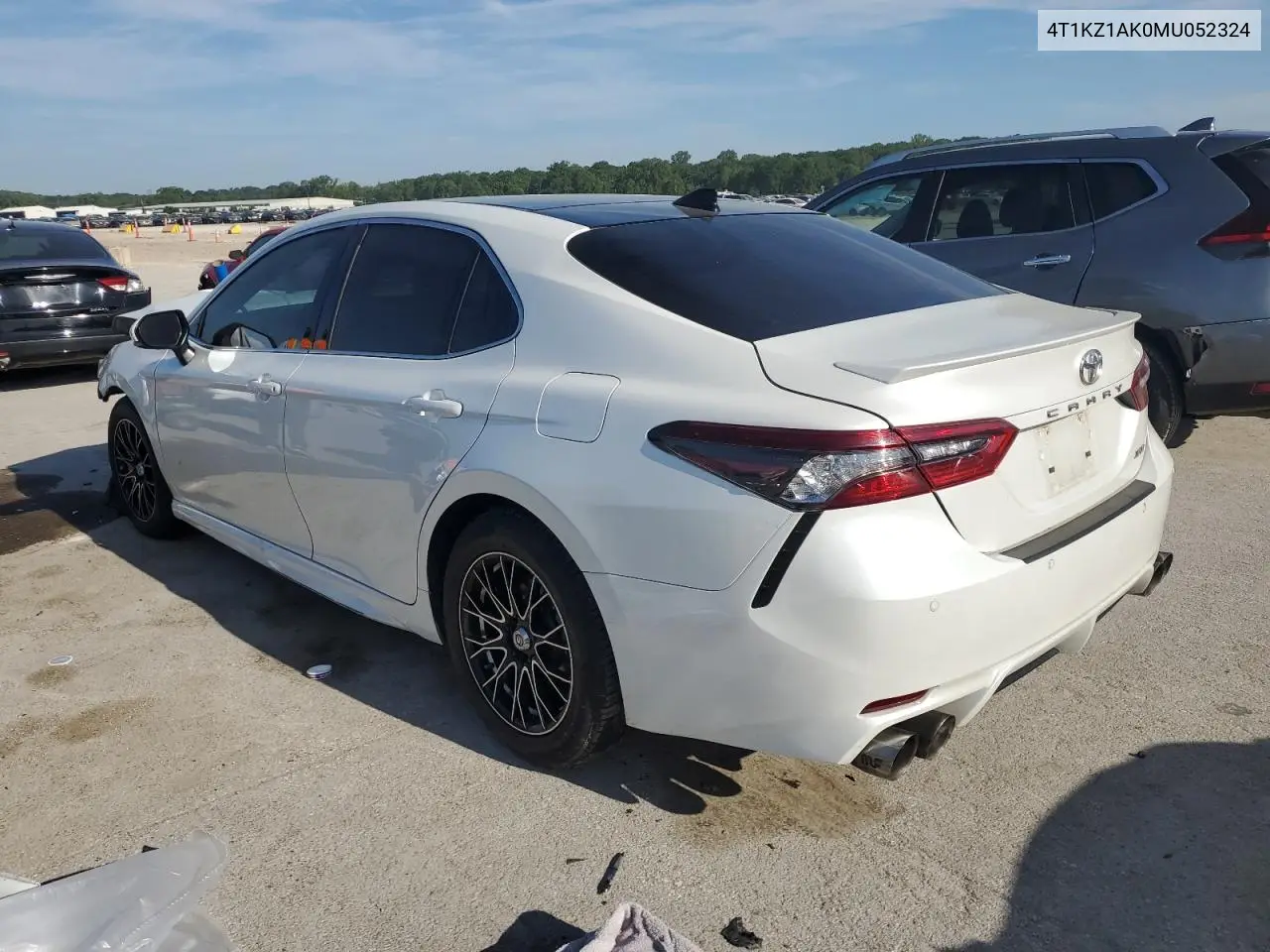 2021 Toyota Camry Trd VIN: 4T1KZ1AK0MU052324 Lot: 62371235