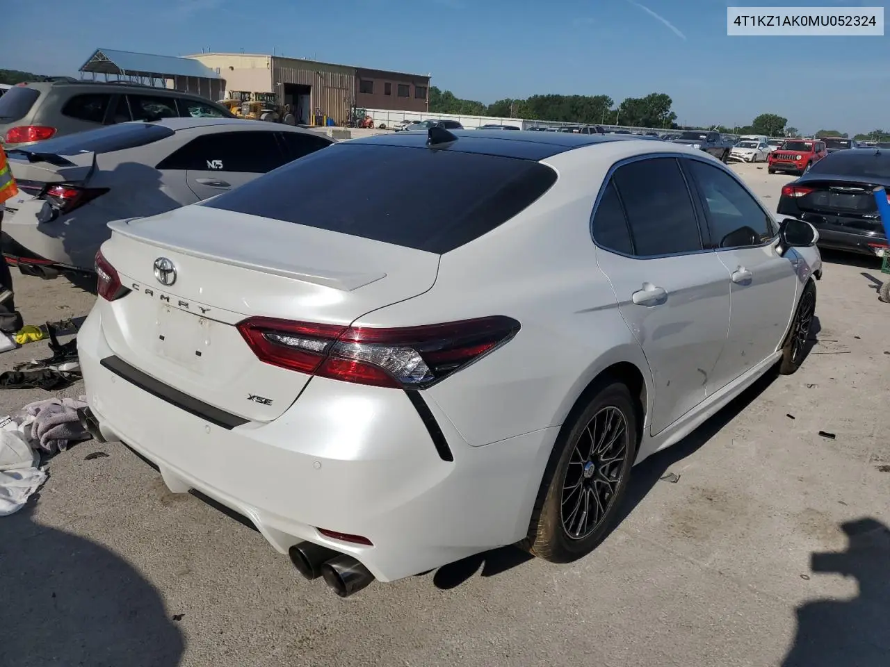2021 Toyota Camry Trd VIN: 4T1KZ1AK0MU052324 Lot: 62371235