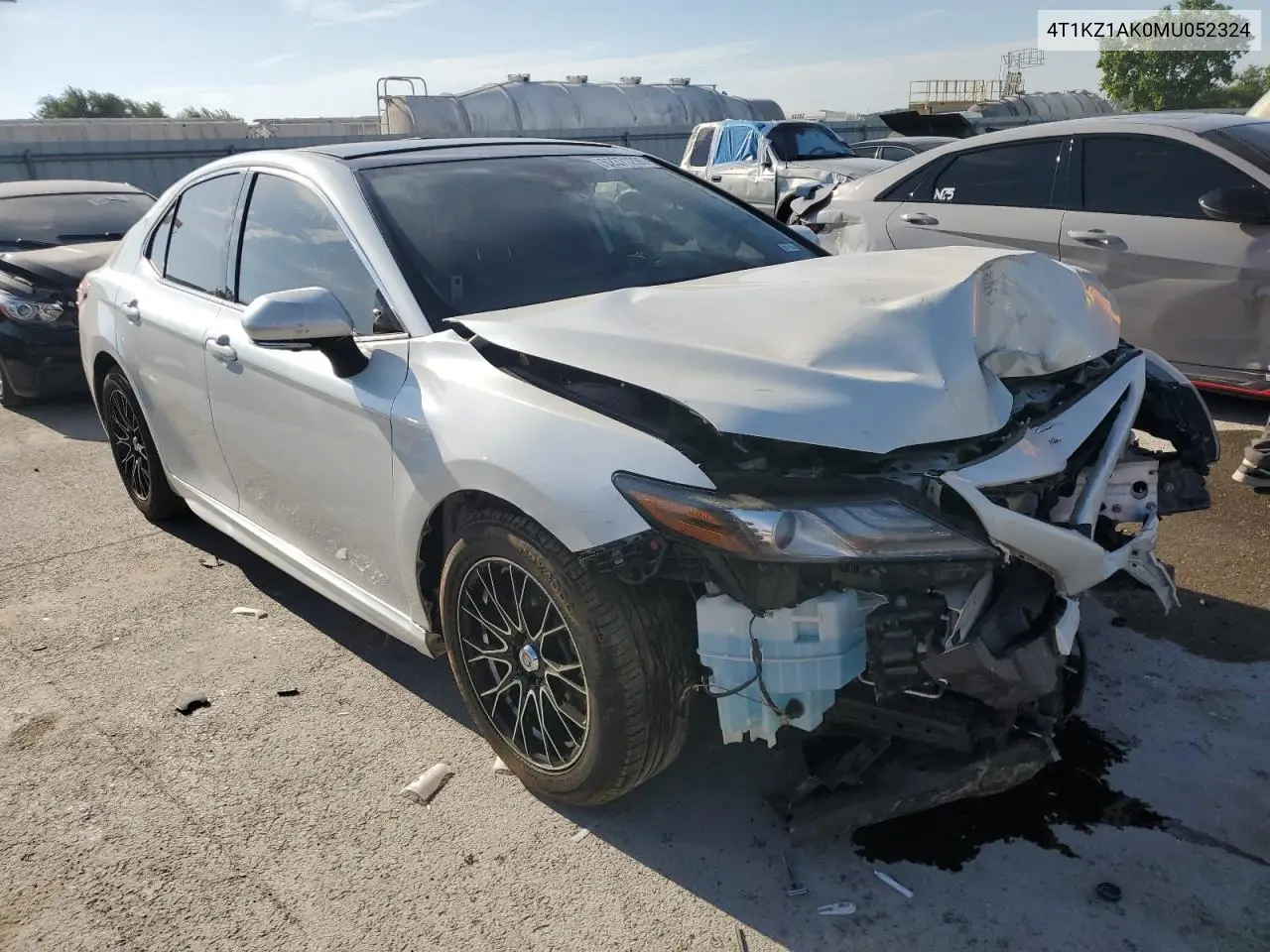 2021 Toyota Camry Trd VIN: 4T1KZ1AK0MU052324 Lot: 62371235