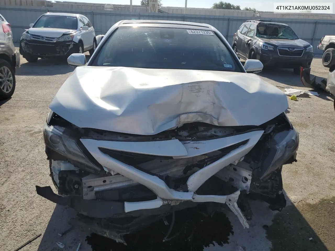 2021 Toyota Camry Trd VIN: 4T1KZ1AK0MU052324 Lot: 62371235