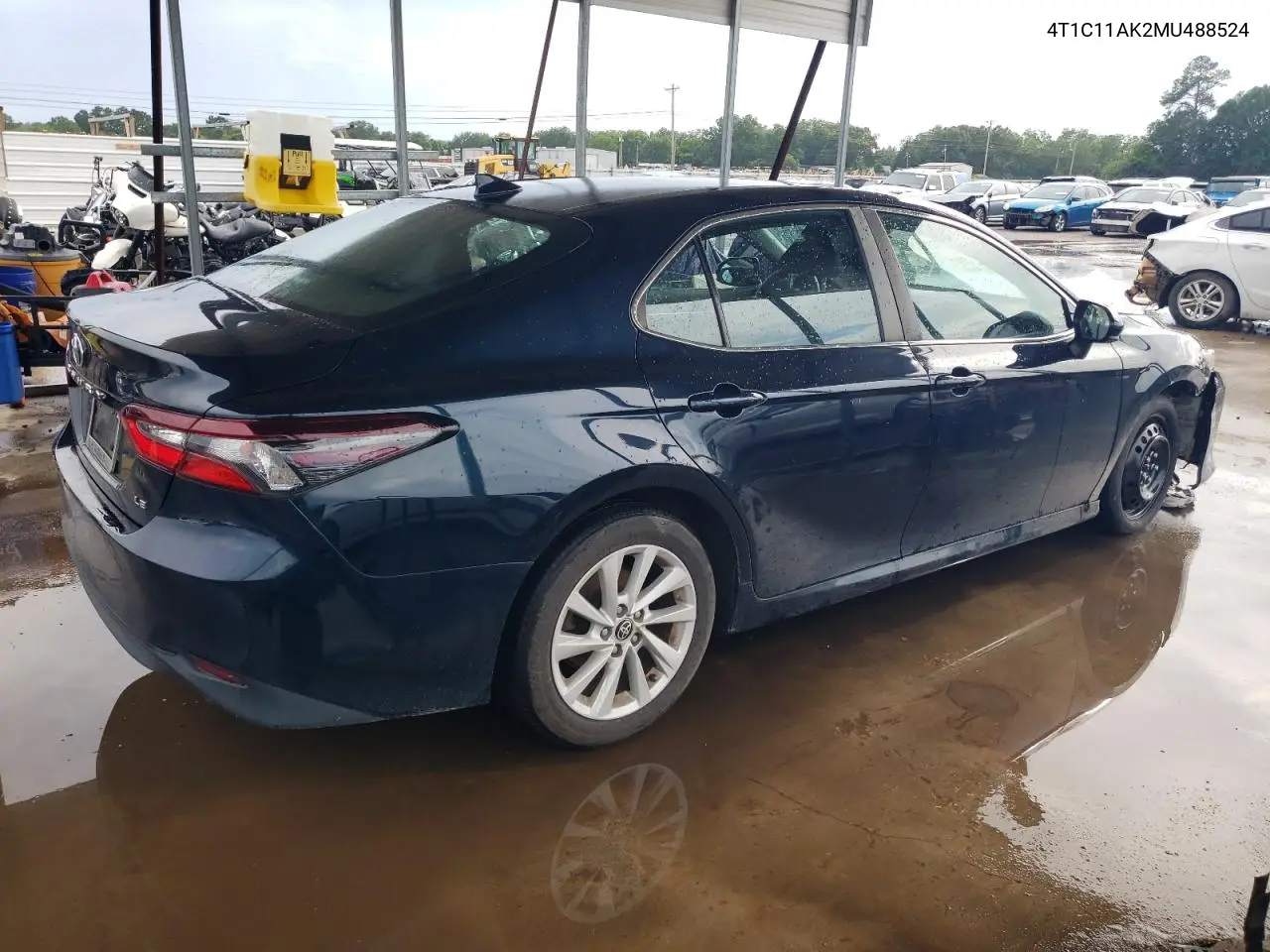 2021 Toyota Camry Le VIN: 4T1C11AK2MU488524 Lot: 62734525