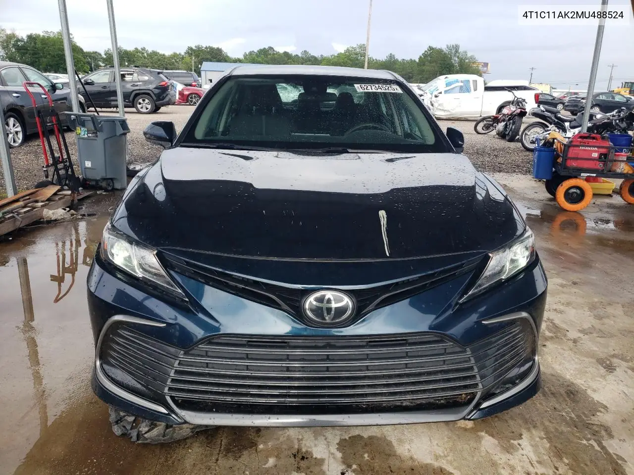 2021 Toyota Camry Le VIN: 4T1C11AK2MU488524 Lot: 62734525