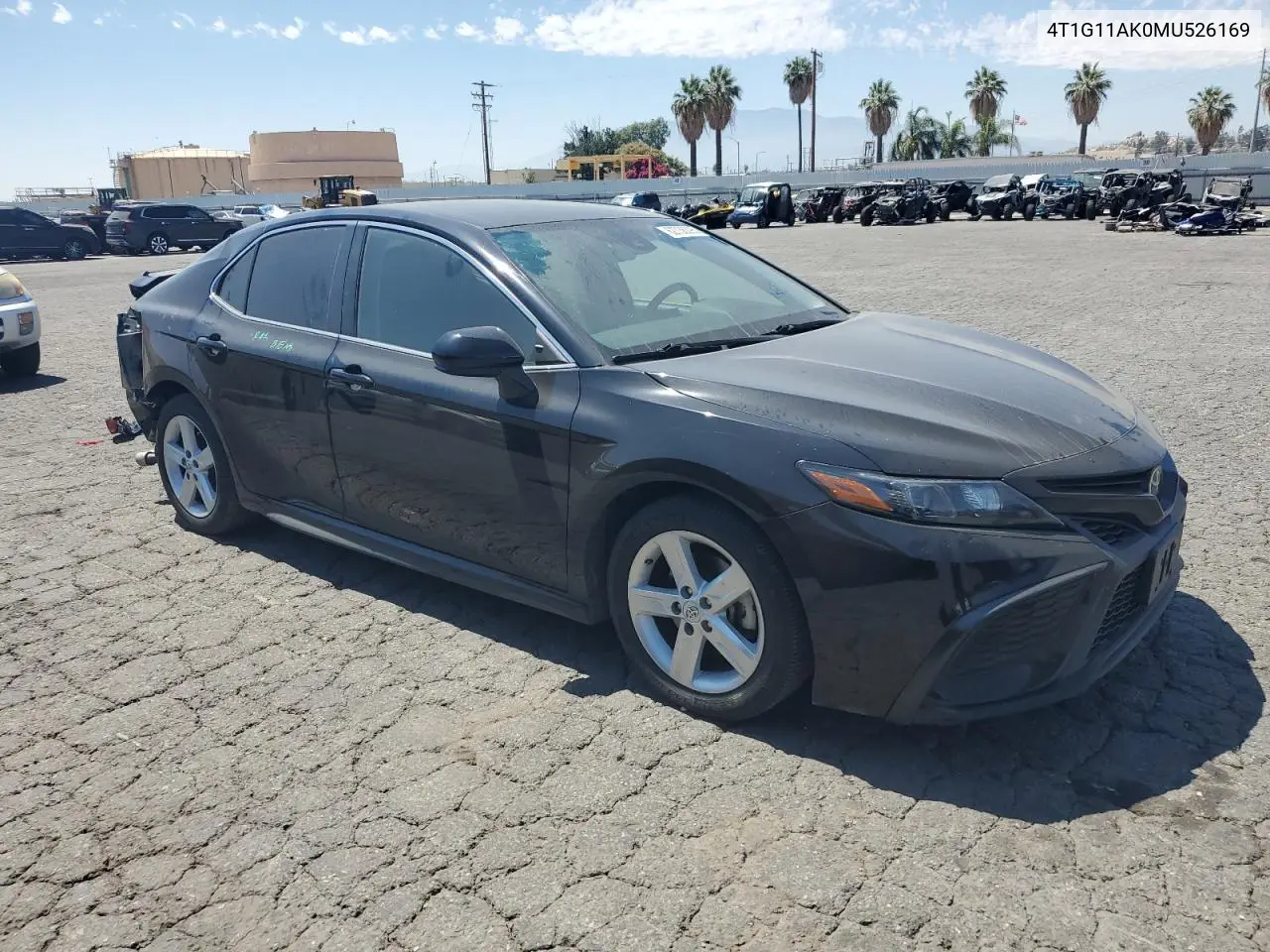 2021 Toyota Camry Se VIN: 4T1G11AK0MU526169 Lot: 62736395