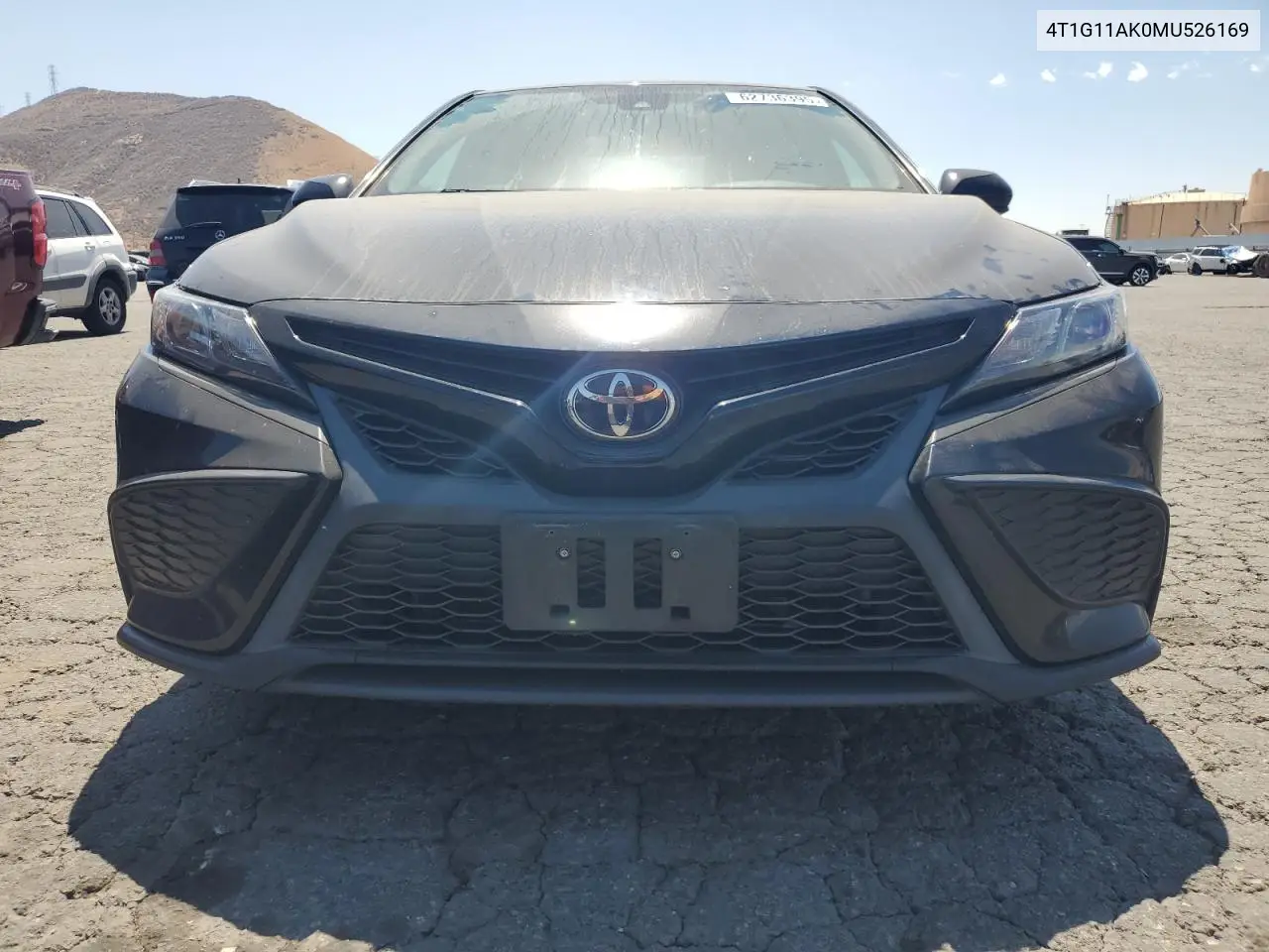 2021 Toyota Camry Se VIN: 4T1G11AK0MU526169 Lot: 62736395
