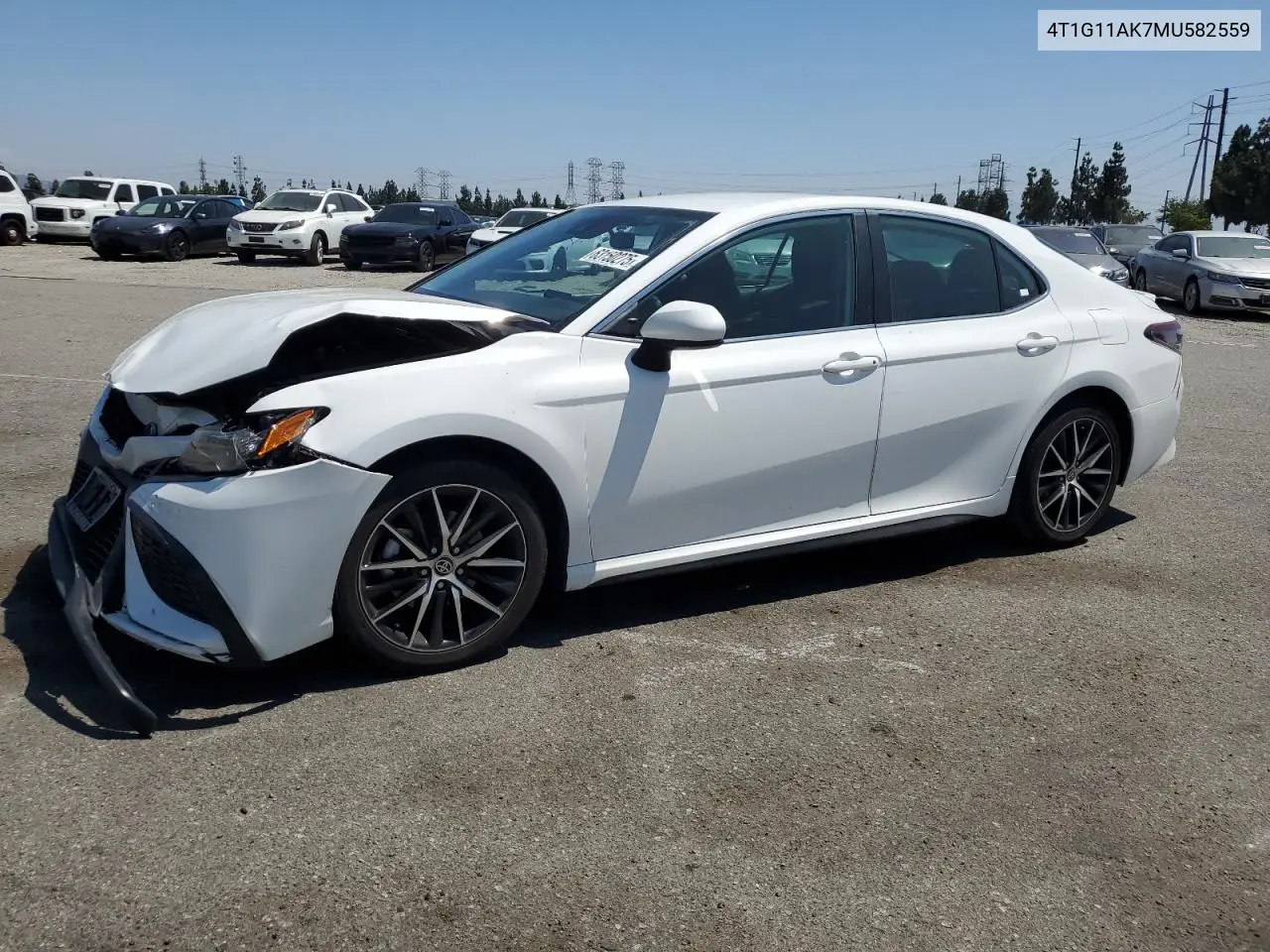 2021 Toyota Camry Se VIN: 4T1G11AK7MU582559 Lot: 63150275