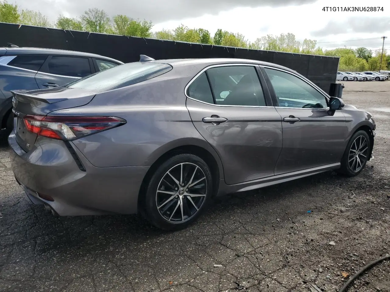 2022 Toyota Camry Se VIN: 4T1G11AK3NU628874 Lot: 56055995