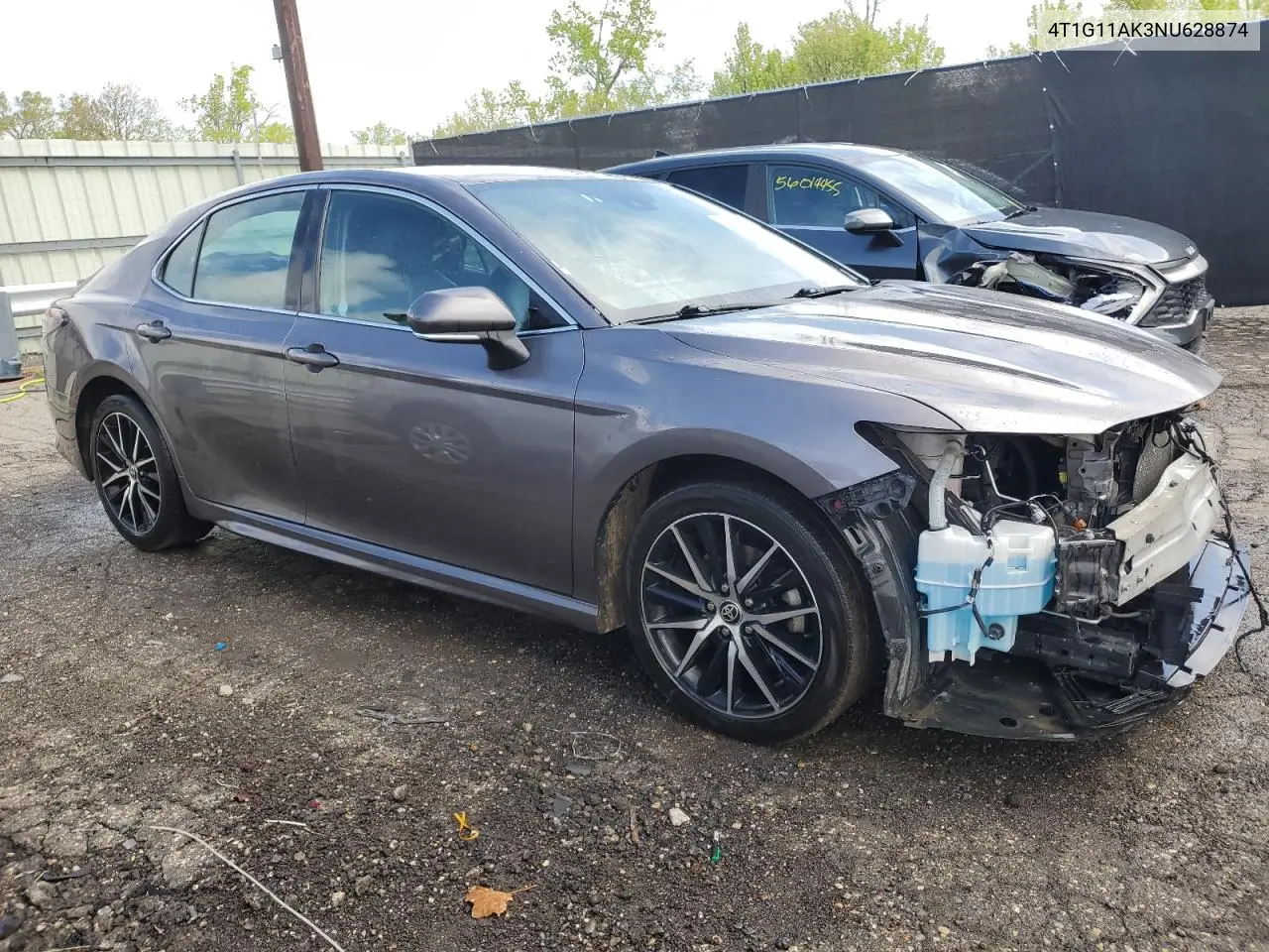 2022 Toyota Camry Se VIN: 4T1G11AK3NU628874 Lot: 56055995