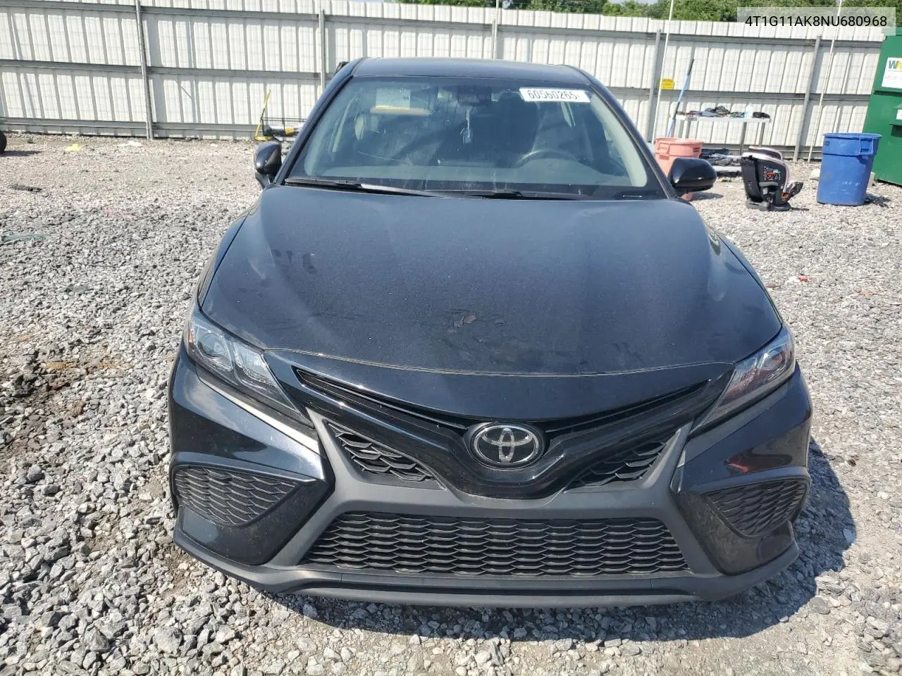 2022 Toyota Camry Se VIN: 4T1G11AK8NU680968 Lot: 60560265