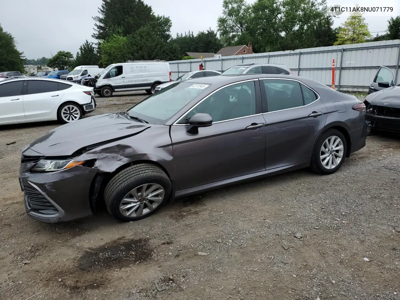 2022 Toyota Camry Le VIN: 4T1C11AK8NU071779 Lot: 62173545